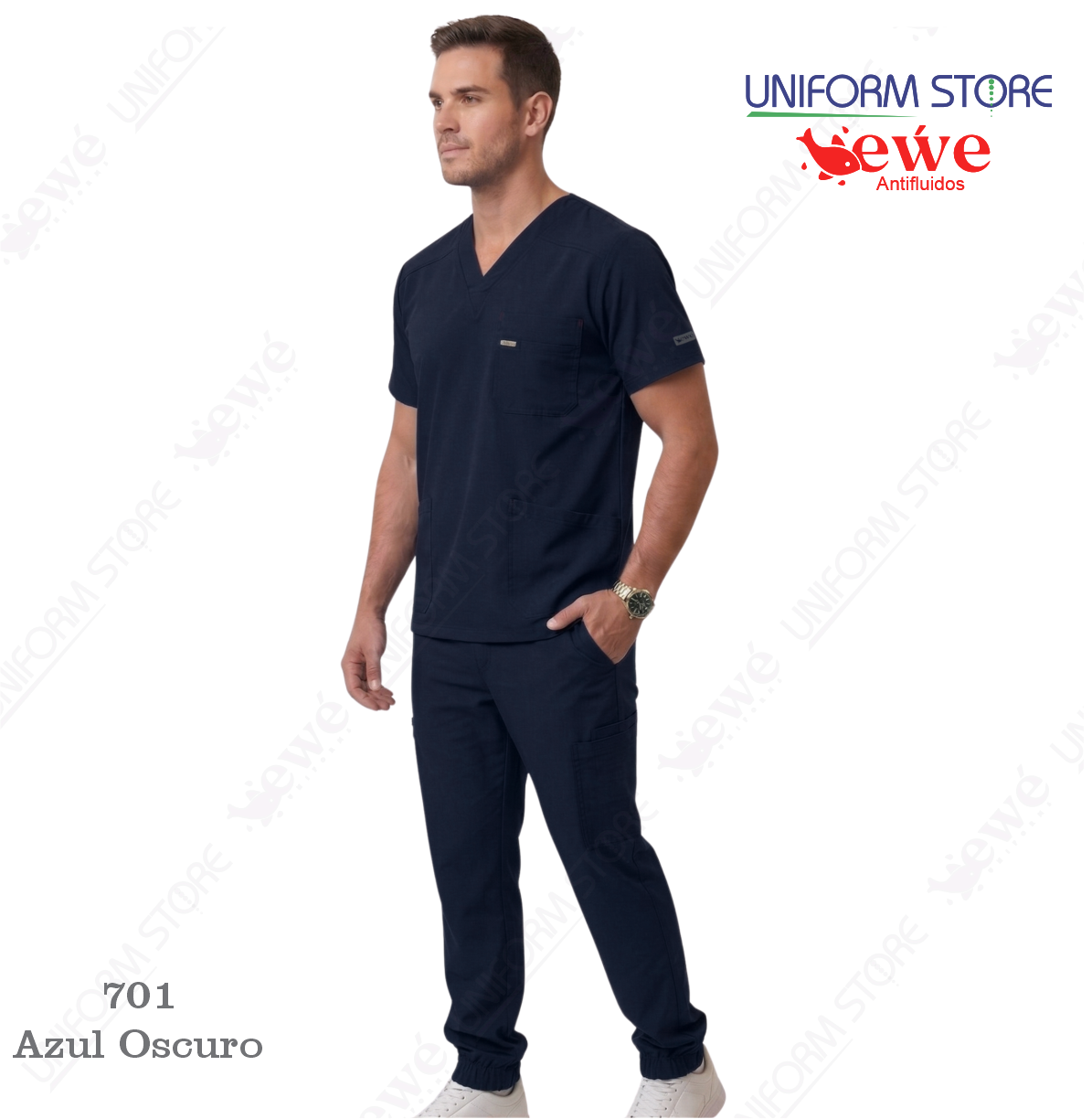 Uniforme Médico EWÉ 701 - Para Hombre - Imagen 3