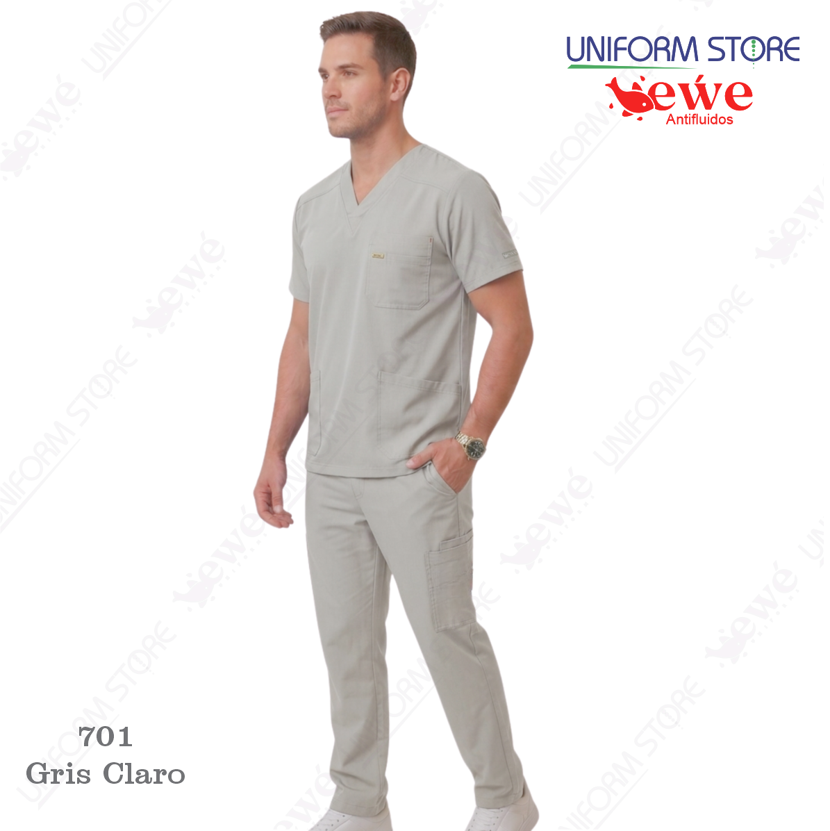 Uniforme Médico EWÉ 701 - Para Hombre - Imagen 4
