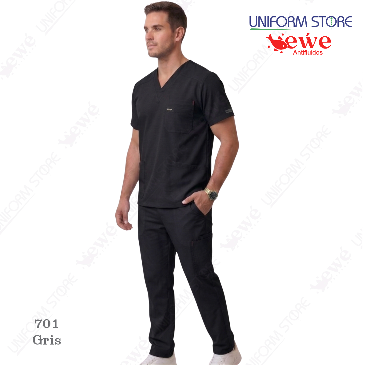 Uniforme Médico EWÉ 701 - Para Hombre - Imagen 5